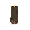 PICNIC TIME NFL Washington Commanders Malbec Insulated Canvas and Willow Wine Bottle Basket, Wine Tote, Wine Gift Bag, (Khaki Green with Beige Accents) view 2