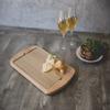 PICNIC TIME NCAA Louisville Cardinals Billboard Glass Top Cheese Board, Serving Platter, Cheese Boards Charcuterie Boards, (Parawood) view 3