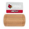 PICNIC TIME NCAA Louisville Cardinals Billboard Glass Top Cheese Board, Serving Platter, Cheese Boards Charcuterie Boards, (Parawood) view 4