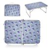 PICNIC TIME NHL New York Rangers Concert Mini Portable Table, Small Folding Table, Mini Picnic Table, (Charcoal Wood Grain) view 3