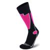 Pure Athlete Merino Wool Midweight Ski Socks - Warmest Winter Thermal Sock for Men Women Skiing Snowboarding Hiking Hunting (S, Black/Neon Pink) view 3