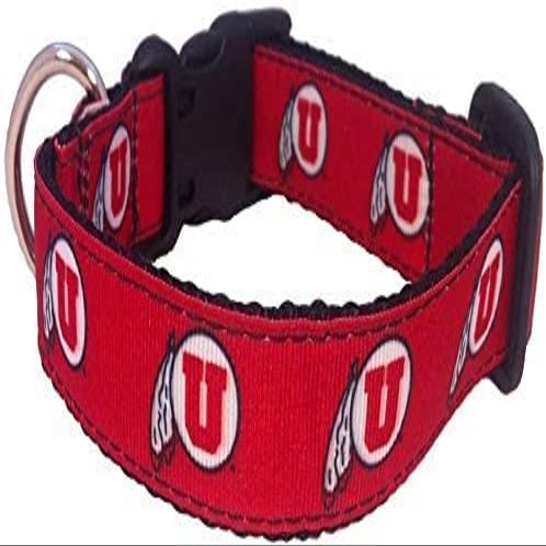 College Dog Collar (Medium, Utah)