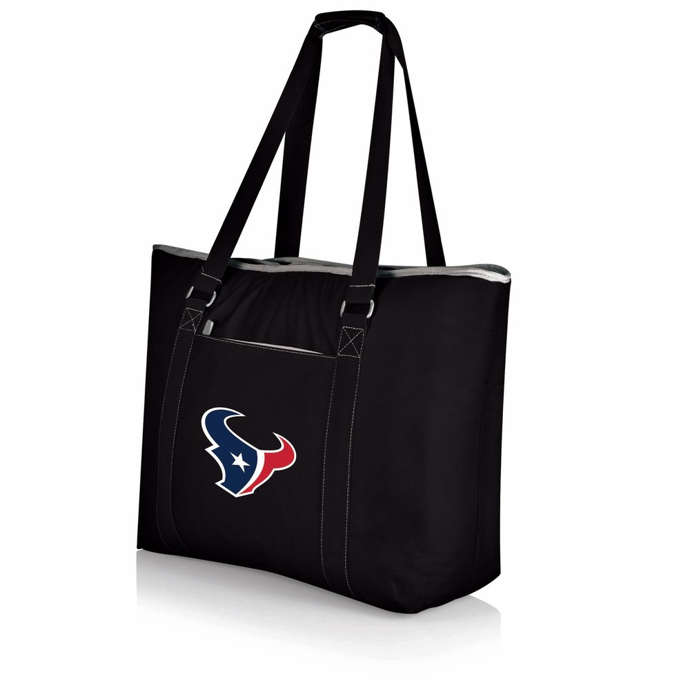 Picnic TIME NFL Houston Texans Tahoe XL Tote Cooler Bag, Soft Cooler Bag, Picnic Cooler, (Black)