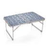 PICNIC TIME NHL Winnipeg Jets Concert Mini Portable Table, Small Folding Table, Mini Picnic Table, (Charcoal Wood Grain) view 1