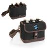 PICNIC TIME PICNIC TIME NHL Seattle Kraken Beer Caddy, Beer Cooler Tote with Opener, 6-Pack Cooler, Gifts for Beer Lovers, (Black with Brown Accents) view 1