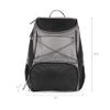 Picnic TIME NCAA Baylor Bears PTX Backpack Cooler, Soft Cooler Backpack, Insulated Lunch Bag, (Black with Gray Accents) view 4