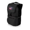 PICNIC TIME NHL Columbus Blue Jackets Zuma Backpack Cooler, Soft Cooler Backpack, Lunch Cooler, (Black) view 1