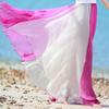 Skirt Fashion Full Flowing Circle Color Women Chiffon Bohemian Matching Skirt Skirt Skirt Leggings (Hot Pink, One Size) view 2