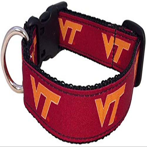 College Dog Collar (Extra Small, Virginia Tech)