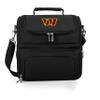 PICNIC TIME NFL Washington Commanders Pranzo Lunch Bag, Insulated Lunch Box with Picnic Set, Lunch Cooler Bag, (Black) view 1