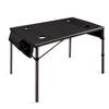 PICNIC TIME NCAA Kansas Jayhawks Travel Table Portable Folding Table, Camping Table, Outdoor Table with Carry Bag, (Black) view 1