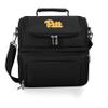 PICNIC TIME NCAA Pittsburgh Panthers Pranzo Lunch Bag, Insulated Lunch Box with Picnic Set, Lunch Cooler Bag, (Black) view 1