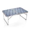 PICNIC TIME NHL Toronto Maple Leafs Concert Mini Portable Table, Small Folding Table, Mini Picnic Table, (Charcoal Wood Grain) view 1
