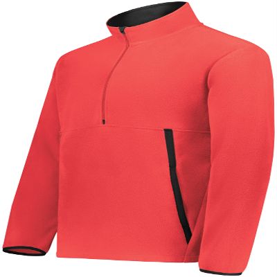 Augusta Sportswear Youth Chill Fleece 2.0 1/2 Zip Pullover Scarlet S