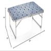 PICNIC TIME NHL St Louis Blues Concert Mini Portable Table, Small Folding Table, Mini Picnic Table, (Charcoal Wood Grain) view 3
