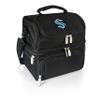 PICNIC TIME NHL Seattle Kraken Pranzo Lunch Bag, Insulated Lunch Box with Picnic Set, Lunch Cooler Bag, (Black) view 2