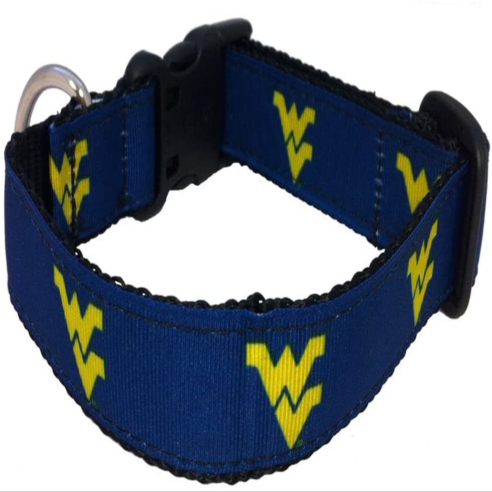 College Dog Collar (Extra Small, West Virginia)