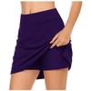 Lightweight Skirt Skort Performance Sport Golf Women's Running Tennis for Active Skirt Petite Skirts for (Purple, M) view 1