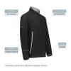 Augusta Sportswear Unisex Youth Chill Fleece 2.0 1/2 Zip Pullover Jacket, Black, X-Small US view 3