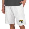 Concepts Sport Men's Oatmeal Jacksonville Jaguars Mainstream Terry Shorts view 1