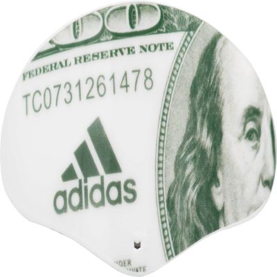 Adidas Benjamins Lip Protector Mouth Guard Football, All Sports, One Size Fits All, Wear with or Without Braces, Includes Tether