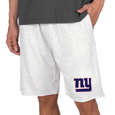 Concepts Sport Men's Oatmeal New York Giants Mainstream Terry Shorts