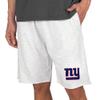 Concepts Sport Men's Oatmeal New York Giants Mainstream Terry Shorts view 1