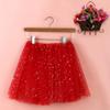 Skirt Womens Short Pleated Skirt Dancing Tutu Adult Skirt Mobile Home Skirting Vents Exterior (Red, One Size) view 3