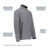 Augusta Sportswear Youth Chill Fleece 2.0 1/2 Zip Pullover Graphite M view 3