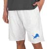 Concepts Sport Men's Oatmeal Detroit Lions Mainstream Terry Shorts view 1