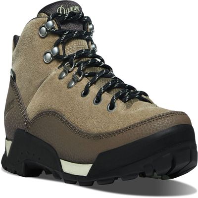 Danner Panorama 6 Waterproof Hiking Boots for Women with Rich Suede Upper, Breathable Dry Barrier, Comfort Footbed, and Traction Outsole, Gray - 6.5 M