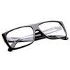 zeroUV - Classic Old School Eazy E Square Flat Top OG Loc Sunglasses (Shiny Black/Clear) view 4