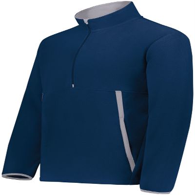 Augusta Sportswear Youth Chill Fleece 2.0 1/2 Zip Pullover Navy M