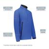 Augusta Sportswear Unisex Youth Chill Fleece 2.0 1/2 Zip Pullover Jacket, Royal, X-Small US view 3