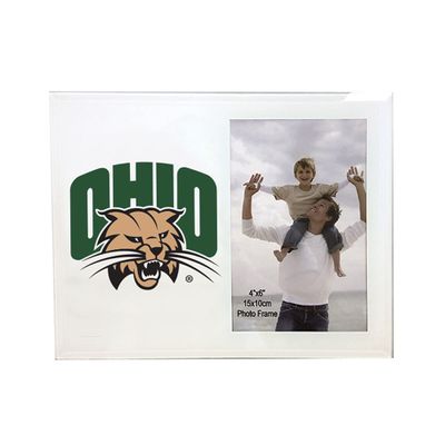 The Fanatic Group Ohio University Bobcats 4 x 6 Glass Photo Frame