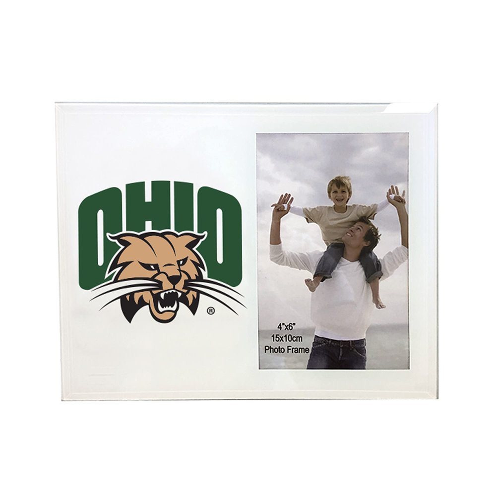 The Fanatic Group Ohio University Bobcats 4 x 6 Glass Photo Frame