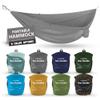 KAMMOK: Roo Double XL Hammock | Made from Strong & 100% Recycled Water Resistant Ripstop Fabric | Comfortable, Packable, Lightweight (Lifetime Adventure Grade Warranty), Granite Gray view 1