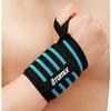 Otomix Wrist Wraps Support Braces with Thumb Loops (Black/Turquois)