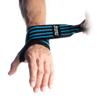 Otomix Wrist Wraps Support Braces with Thumb Loops (Black/Turquois) view 2