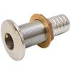 Boat Thru Hull Fitting THMB1.00X1.125C | Chrome Bronze 1 1/8 Inch view 1
