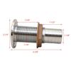Boat Thru Hull Fitting THMB1.00X1.125C | Chrome Bronze 1 1/8 Inch view 4