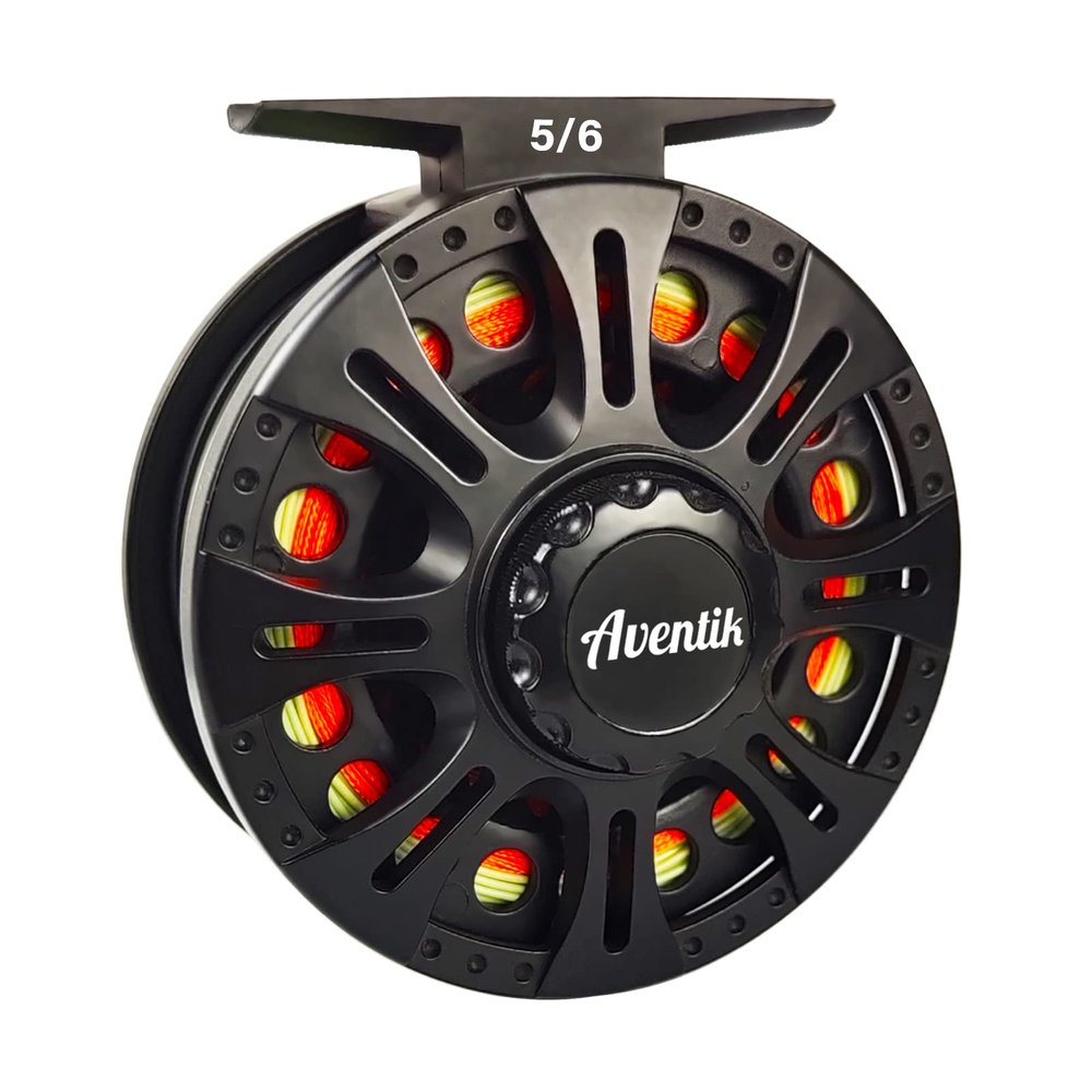 Aventik Fly Fishing Reel 3/4/5/6/7/8/9 Pre-Loaded Fly Reel with Line Combo (HVCE 7/8 Kit)