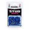 BILLY FLAMINGO'S BRAND Bike Studs for Fat Bike Tires, Aluminum Body, Concave Carbide Tip, Anodized, Qty 261pcs (Blue) view 1