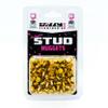BILLY FLAMINGO'S BRAND Bike Studs for Fat Bike Tires, Aluminum Body, Concave Carbide Tip, Anodized, Qty 261pcs (Gold) view 1