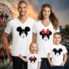 Natural Underwear Family Matching T-Shirts #4 Ears Castle Couple Shirts Magic Kingdom Family Vacation Trip Women Men Youth Kids Cotton T Shirts White 6 Months Boy Infant view 2
