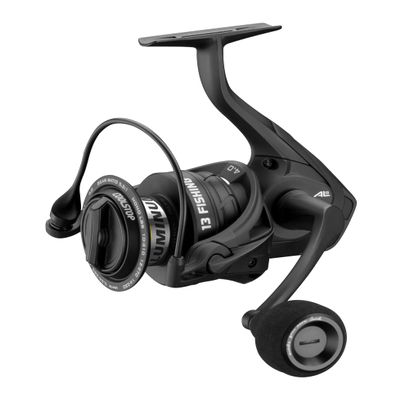 13 Fishing - AL13 Spinning Reel - 6.2:1 Speed Ratio - 6.0 Size (Salt) - AL13-6.2-6.0,Black