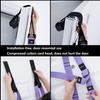 Yoga Fitness Stretching Strap with Cushion, Adjustable Leg Stretcher Back Bend Assist Trainer Improve Leg Waist Back Flexibility Home Gym Equipment for Pilates Ballet Split Gymnastics Rehab (Purple) view 4