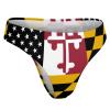 American Maryland Flag Women's Sexy Thong Comfy G-String Panties Trendy T-Back Underwear S view 3