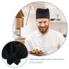 Chef Hats: Adjustable Womens Cooking Hats - Elastic Back Skull Cap with Ties Men Women Unisex Kitchen Cooking Service Other Work view 3