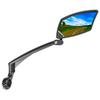 Bike Mirror for Handlebar Bikes BriskMore Bicycle Mirror for Scooter E-bike, Scratch Resistant Glass Lens, Ajustable And Rotatable Safe Rearview Bicycle Mirror Only for Right Side BT-016R view 1